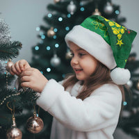 Cook Islands Christmas Santa Hat Seashell Xmas Tree Tribal Waves - Polynesian Pride