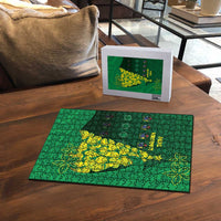 Cook Islands Christmas Puzzle Seashell Xmas Tree Tribal Waves - Polynesian Pride