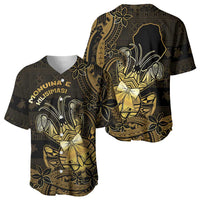 Niue Christmas Baseball Jersey Niuean Crab Xmas Tribal Waves DT05 - Polynesian Pride