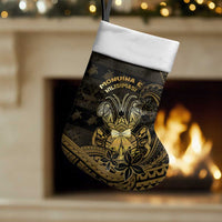 Niue Christmas Stocking Niuean Crab Xmas Tribal Waves - Polynesian Pride