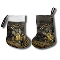 Niue Christmas Stocking Niuean Crab Xmas Tribal Waves - Polynesian Pride