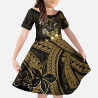 Niue Christmas Family Matching Summer Maxi Dress and Hawaiian Shirt Niuean Crab Xmas Tribal Waves - Polynesian Pride
