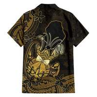 Niue Christmas Family Matching Tank Maxi Dress and Hawaiian Shirt Niuean Crab Xmas Tribal Waves - Polynesian Pride