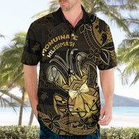 Niue Christmas Hawaiian Shirt Niuean Crab Xmas Tribal Waves DT05 - Polynesian Pride