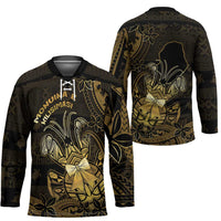 Niue Christmas Hockey Jersey Niuean Crab Xmas Tribal Waves DT05 - Polynesian Pride