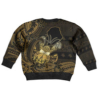 Niue Christmas Kid Ugly Christmas Sweater Niuean Crab Xmas Tribal Waves DT05 - Polynesian Pride