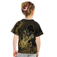 Niue Christmas Kid T Shirt Niuean Crab Xmas Tribal Waves DT05 - Polynesian Pride