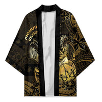 Niue Christmas Kimono Niuean Crab Xmas Tribal Waves - Polynesian Pride