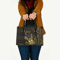 Niue Christmas Leather Bag Niuean Crab Xmas Tribal Waves - Polynesian Pride