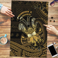 Niue Christmas Puzzle Niuean Crab Xmas Tribal Waves - Polynesian Pride