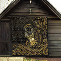 Niue Christmas Quilt Niuean Crab Xmas Tribal Waves - Polynesian Pride