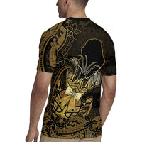 Niue Christmas Rugby Jersey Niuean Crab Xmas Tribal Waves DT05 - Polynesian Pride
