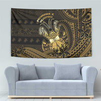 Niue Christmas Tapestry Niuean Crab Xmas Tribal Waves - Polynesian Pride