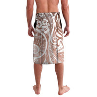 Hawaii Puakenikeni And Maile Lei Lavalava Brown Polynesian Shark Tattoo DT05 - Polynesian Pride