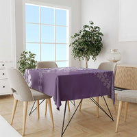Hawaii Puakenikeni And Maile Lei Tablecloth Violet Polynesian Shark Tattoo DT05 - Polynesian Pride