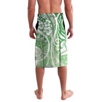 Hawaii Puakenikeni And Maile Lei Lavalava Green Polynesian Shark Tattoo DT05 - Polynesian Pride