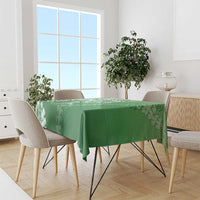 Hawaii Puakenikeni And Maile Lei Tablecloth Green Polynesian Shark Tattoo DT05 - Polynesian Pride