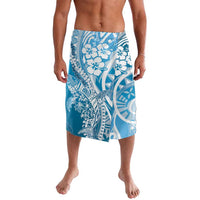 Hawaii Puakenikeni And Maile Lei Lavalava Blue Polynesian Shark Tattoo DT05 Blue - Polynesian Pride