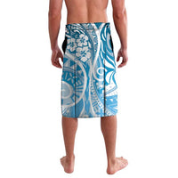 Hawaii Puakenikeni And Maile Lei Lavalava Blue Polynesian Shark Tattoo DT05 - Polynesian Pride