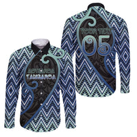 Custom Aotearoa Atua Tangaroa Family Matching Long Sleeve Bodycon Dress and Hawaiian Shirt God Of Ocean Koru Patterns