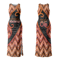 Custom Aotearoa Atua Ruaumoko Family Matching Tank Maxi Dress and Hawaiian Shirt God Of Volcanoes Koru Patterns