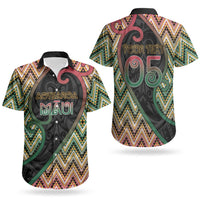 Custom Aotearoa Atua Maui Couples Matching Mermaid Dress and Hawaiian Shirt Demigod Hero And Trickster Koru Patterns