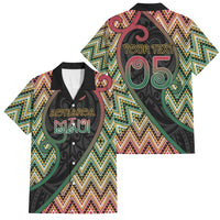 Custom Aotearoa Atua Maui Family Matching Off The Shoulder Long Sleeve Dress and Hawaiian Shirt Demigod Hero And Trickster Koru Patterns