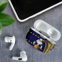 Tokelau Christmas AirPods Case Santa With Tuluma Xmas Tribal Waves DT05 - Polynesian Pride