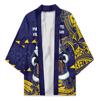 Tokelau Christmas Kimono Santa With Tuluma Xmas Tribal Waves - Polynesian Pride
