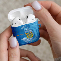 Tuvalu Christmas AirPods Case Dolphins Santa Xmas Tribal Waves DT05 - Polynesian Pride