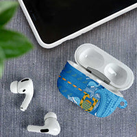 Tuvalu Christmas AirPods Case Dolphins Santa Xmas Tribal Waves DT05 - Polynesian Pride