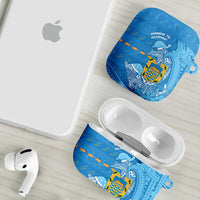 Tuvalu Christmas AirPods Case Dolphins Santa Xmas Tribal Waves DT05 - Polynesian Pride