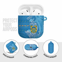 Tuvalu Christmas AirPods Case Dolphins Santa Xmas Tribal Waves DT05 - Polynesian Pride