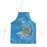 Tuvalu Christmas Apron Dolphins Santa Xmas Tribal Waves - Polynesian Pride