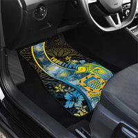 Tuvalu Car Mats Dolphin On The Waves DT05 - Polynesian Pride