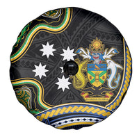 South Sea Islanders And Solomon Islands Spare Tire Cover Solomons Coat Of Arms And Southern Cross DT05 - Polynesian Pride