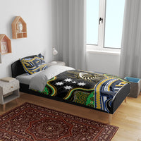South Sea Islanders And New Caledonia Bedding Set Nautilus Shell Southern Cross Tribal Pattern DT05 - Polynesian Pride