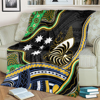 South Sea Islanders And New Caledonia Blanket Nautilus Shell Southern Cross Tribal Pattern DT05 - Polynesian Pride