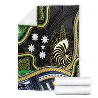 South Sea Islanders And New Caledonia Blanket Nautilus Shell Southern Cross Tribal Pattern DT05 - Polynesian Pride