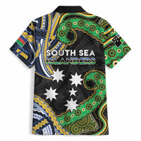 South Sea Islanders And New Caledonia Hawaiian Shirt Nautilus Shell Southern Cross Tribal Pattern DT05 - Polynesian Pride