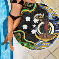 South Sea Islanders And Vanuatu Beach Blanket Boar Tusk Warrior Southern Tribal Pattern DT05 - Polynesian Pride