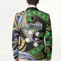 South Sea Islanders And Vanuatu Blazer Boar Tusk Warrior Southern Tribal Pattern DT05 - Polynesian Pride