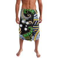 South Sea Islanders And Vanuatu Lavalava Boar Tusk Warrior Southern Tribal Pattern DT05 Black - Polynesian Pride