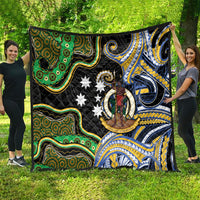South Sea Islanders And Vanuatu Quilt Boar Tusk Warrior Southern Tribal Pattern DT05 - Polynesian Pride
