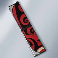 Aotearoa Ngai Te Rangi Auto Sun Shade New Zealand Traditional Maori Pattern DT05 - Polynesian Pride