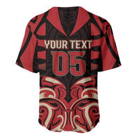 Custom Aotearoa Ngai Te Rangi Baseball Jersey New Zealand Traditional Maori Pattern DT05 - Polynesian Pride