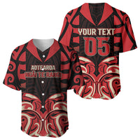 Custom Aotearoa Ngai Te Rangi Baseball Jersey New Zealand Traditional Maori Pattern DT05 - Polynesian Pride