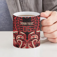 Custom Aotearoa Ngai Te Rangi Ceramic Mug New Zealand Traditional Maori Pattern DT05 - Polynesian Pride