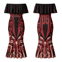 Custom Aotearoa Ngai Te Rangi Couples Matching Mermaid Dress and Hawaiian Shirt New Zealand Traditional Maori Pattern DT05 - Polynesian Pride