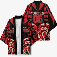 Custom Aotearoa Ngai Te Rangi Kimono New Zealand Traditional Maori Pattern DT05 - Polynesian Pride